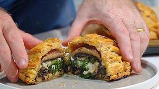 How to make Individual Mushroom Wellingtons [upl. by Noemi]