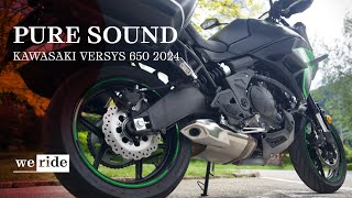 Kawasaki Versys 650 2024  Pure Sound 💥 [upl. by Zerline]