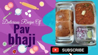 Delicious recipe of pav bhaji  Easy street style tasty pav bhaji  Nisha ki rasoi [upl. by Etram]