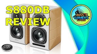 Edifier S880DB Bluetooth Bookshelf Speaker Review [upl. by Eadrahc]