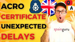 ACRO certificate Why is there a delay [upl. by Tennaj11]