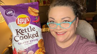 Taste Test Lays Kettle Cooked Cajun Spice [upl. by Aretina54]