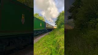 Betton Grange and Witherslack Hall powering up Crowcombe bank wsr train steamtrain railway [upl. by Kulsrud]