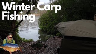 WINTER CARP FISHING December vlog overnight sessions throughout December on the Estate lake [upl. by Doro]