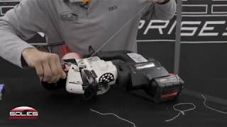 Threading the 2200 Cordless Tarp Sewing Machine [upl. by Ruttger443]