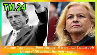 Wenige Tage nach Beerdigung Witwe von Christoph Daum †70 bricht ihr Schweigen [upl. by Nosreg]