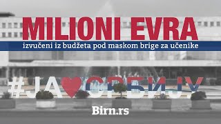 Milioni evra izvučeni iz budžeta pod maskom brige za učenike [upl. by Amato]