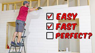 15 Tips for a Perfect Easy Shiplap Wall Install [upl. by Esinaj]