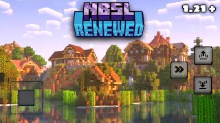 NBSL RENEWED SHADER 12131  Best Android mcpe Shaders🔥 [upl. by Aliwt717]