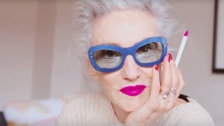 How To Apply Bold Lipstick With Linda Rodin [upl. by Adnah]