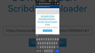 How to Download Scribd pdf file in less than a minute [upl. by Shermy508]