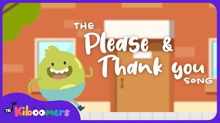 Please amp Thank You Song  Teach Good Manners with THE KIBOOMERS [upl. by Kurland]