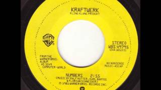 Kraftwerk  Numbers US Promo Single 1981 [upl. by Amaty]