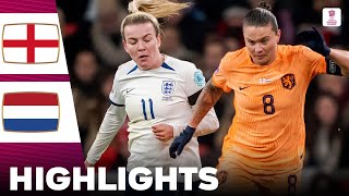 England vs Netherlands  What a Comeback  Highlights  UEFA Womens Nations League 01122023 [upl. by Ridglea]