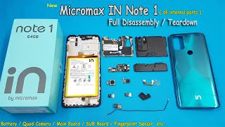 Micromax IN Note 1 Full Disassembly  Teardown  How to Open Micromax IN Note 1  all internal parts [upl. by Aetnuahs]