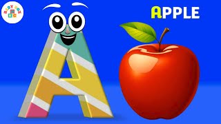 The Letter A Song  ABC Songs for Kids  Learn the alphabet [upl. by Uba]