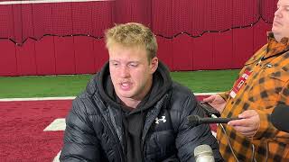 Badger safety Hunter Wohler talks second half collapse against Penn State room for improvement [upl. by Crystal]