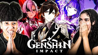 We reacted to EVERY GENSHIN IMPACT CHARACTER DEMO and ranked ALL OF THEM [upl. by Alfie]