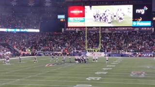 Patriots Recover Onside Kick vs Browns 12813 [upl. by Swanhildas]