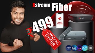 Get Airtel Xstream Fiber at ₹499 with FREE Router and Installation [upl. by Alecia]