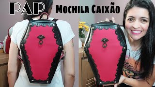 Mochila Gótica Caixão Passo a Passo [upl. by Mighell]