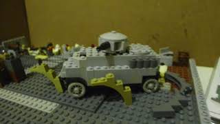 Lego WW1 Freikorps Armoured Car MOC [upl. by Eitnom879]