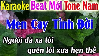 Men Cay Tình Đời Karaoke Tone Nam Karaoke Hải Nhạc Sống  Beat Mới [upl. by Mullane676]