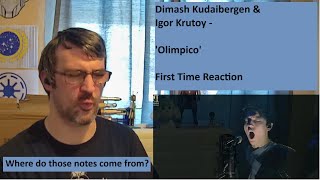 Never not impressed with Dimash Kudaibergen amp Igor Krutoy Olimpico  First time reaction [upl. by Alliw474]