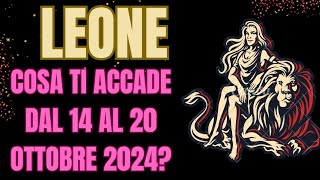 LEONE COSA ACCADE DAL 14 AL 20 OTTOBRE 2024tarocchioggi INTERATTIVO TAROCCHI [upl. by Catherine]