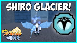 CODE MAXED SHIRO GLACIER REVIEW Shindo Life [upl. by Sibel]