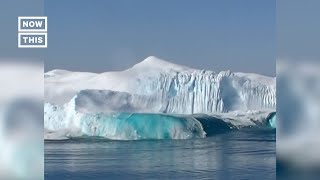 Massive Chunk of Ice Breaks Off Glacier in Greenland Shorts [upl. by Richelle]