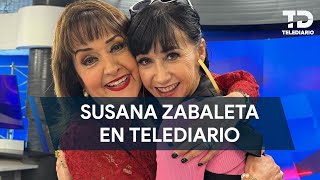 Susana Zabaleta visita a la Licenciada María Julia en Telediario Mediodía [upl. by Pangaro814]