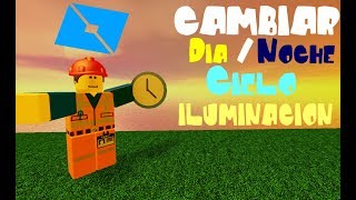 Tutorial Roblox STUDIO Ciclo dia y noche Cambiar cielo e iluminacion [upl. by Emerson]