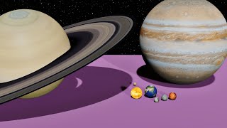 Got Balls Reimagined  Solar System Size Comparison [upl. by Lekar59]