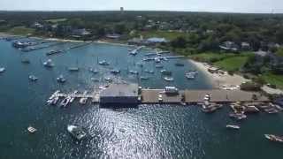 Edgartown Harbor Drone Flight Edited [upl. by Atnwahs]