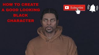 HOW TO CREATE A GOOD LOOKING BLACK MALE CHARACTER  GTA 5 ONLINE [upl. by Nonnaehr]