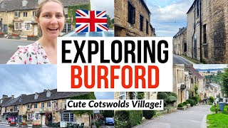 Exploring Burford In The Cotswolds  Cutest Town In England [upl. by Sredna333]