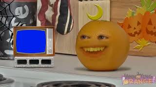 Annoying Orange reacting blue screen [upl. by Dadirac327]