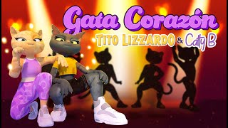 TITO LIZZARDO amp CATTY B🦖😻 Gata corazón – canción original [upl. by Fallon]