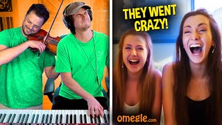 Pitch Perfect Duo SHOCK Omegle With Song Requests [upl. by Anaid80]