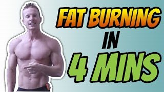 4 Minute Tabata HIIT Workout No Equipment For Fat Loss FAT BURNING  LiveLeanTV [upl. by Natan]