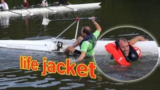 life jacket  selbstaufblasende Rettungsweste [upl. by Adaven]