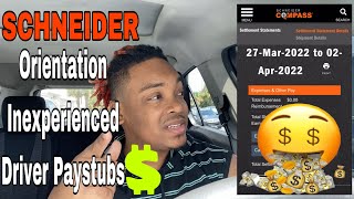 Schneider OrientationTraining 3 Weeks Pay 💰  Trucking Life  Rookie Trucker Journey [upl. by Asi]