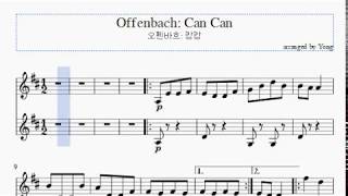 오펜바흐 캉캉 바이올린 편곡 Offenbach Can Can for Violin [upl. by Carmelo]