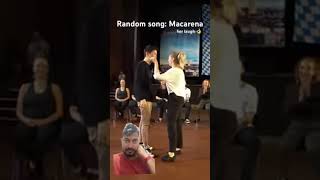 Random song Macarena dance choreography dancer kpop shortvideo spinchallenge funny [upl. by Filippa715]