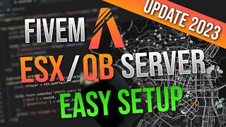 Eigener FiveM Server in 2023  Free ESX und QB Template Server für Anfänger [upl. by Yentihw]