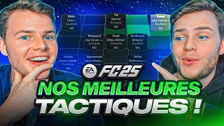 TUTO FC 25  LES 3 MEILLEURES FORMATIONS ET LEURS TACTIQUES PERSO POUR GAGNER TES MATCHS [upl. by Ainniz]