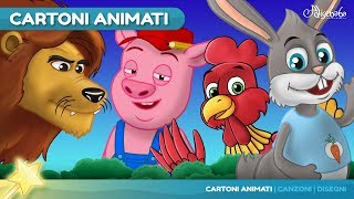 La Lepre e la Tartaruga e 7 storie di favola  Cartoni Animati  Fiabe e Favole per Bambini [upl. by Cyna768]