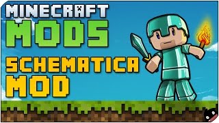 Minecraft Mods 15  Schematica 164 reconstruir nunca fue tan sencillo [upl. by Anekahs186]