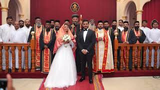 Shubha Chinnam  Dr Abraham Mar Seraphim  Indian Orthodox Wedding  Desert Chants  Sam Thomas [upl. by Syla]